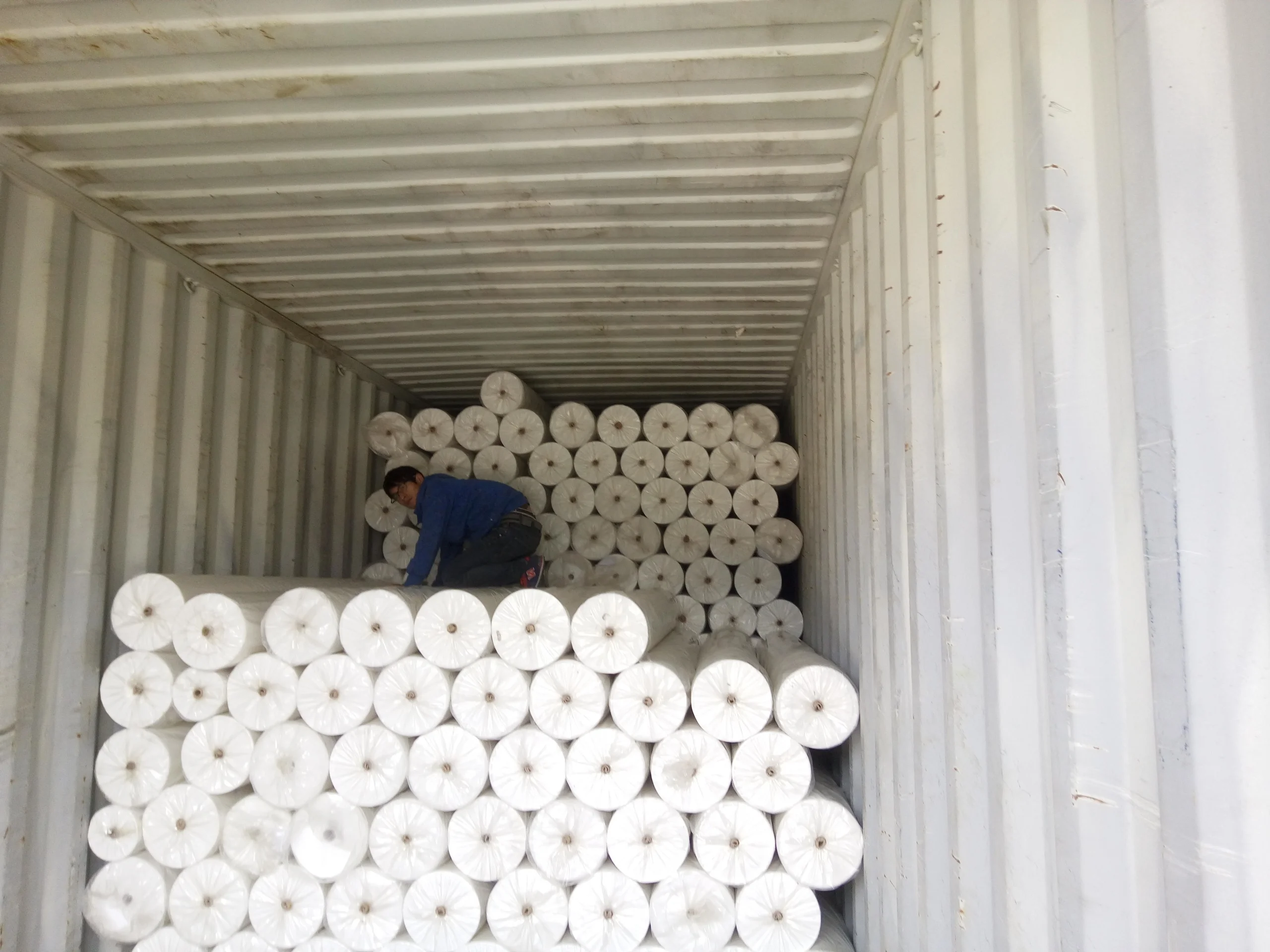 Eco-Friendly 100% Polyester Water Soluble Interlining Fabric  Fusible for Garments