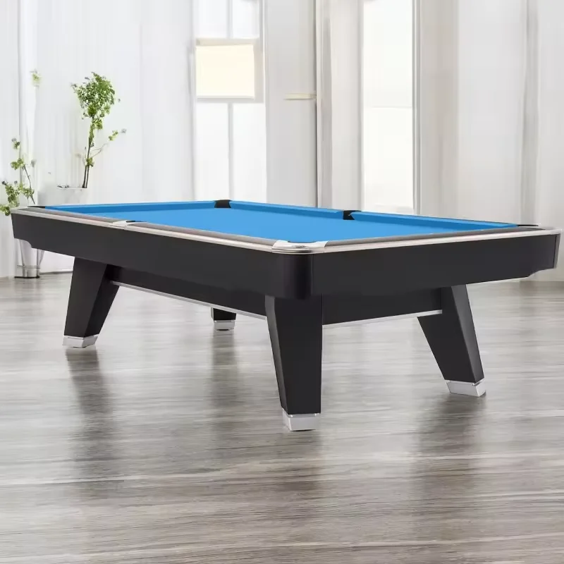 Cheap Modern 9ft Pool Table Ball Return Standard Billiard Table with Slate Cushion & Wooden Legs for Sale