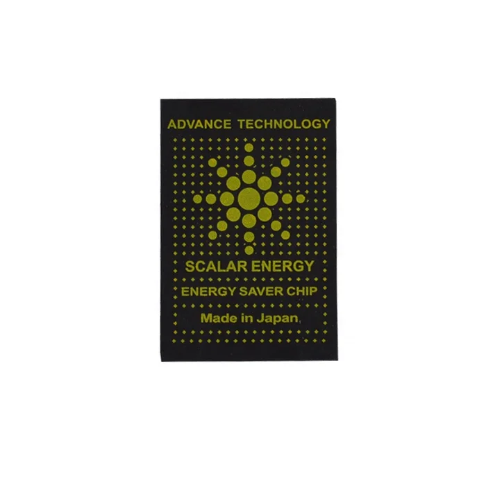 water proof PVC Quantum energy chip anti radiation sticker for mobile 50pcs per box customized