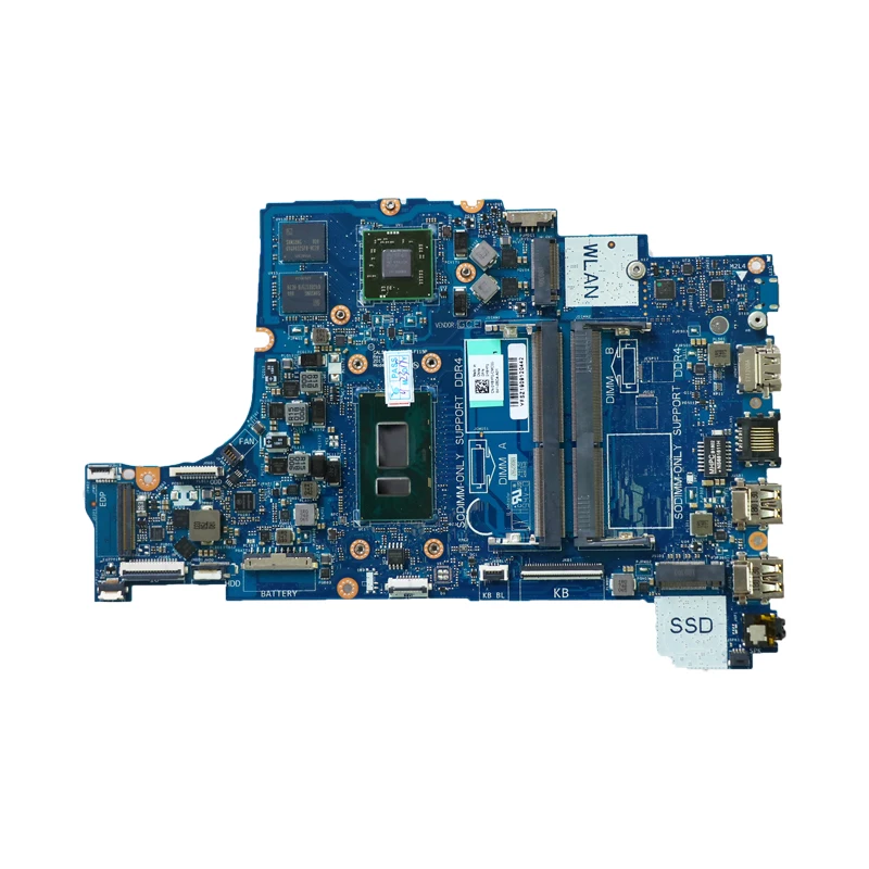 Laptop Motherboard For 15 (5570) / 17 (5770) Motherboard System Board Core i7 1.8GHz CPU Y8YF0