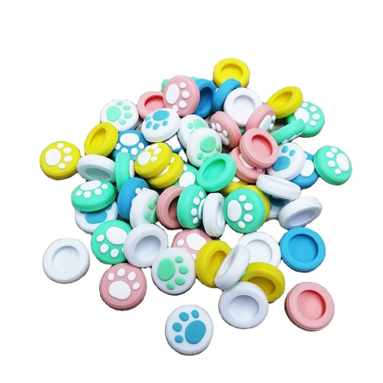Popular Silicone rubber thumb grip stick capss for Nintendo Switch joy-con controllers