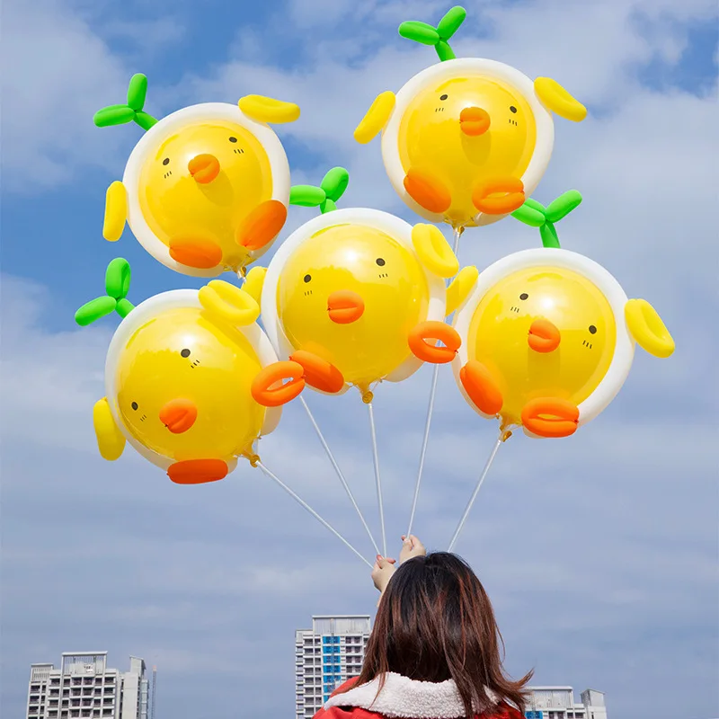 2023 DIY Cartoon Balloon Luminous Christmas Gift Birthday Party Wedding Anime LED Bobo Balloon Stand Birthday Party Decoration