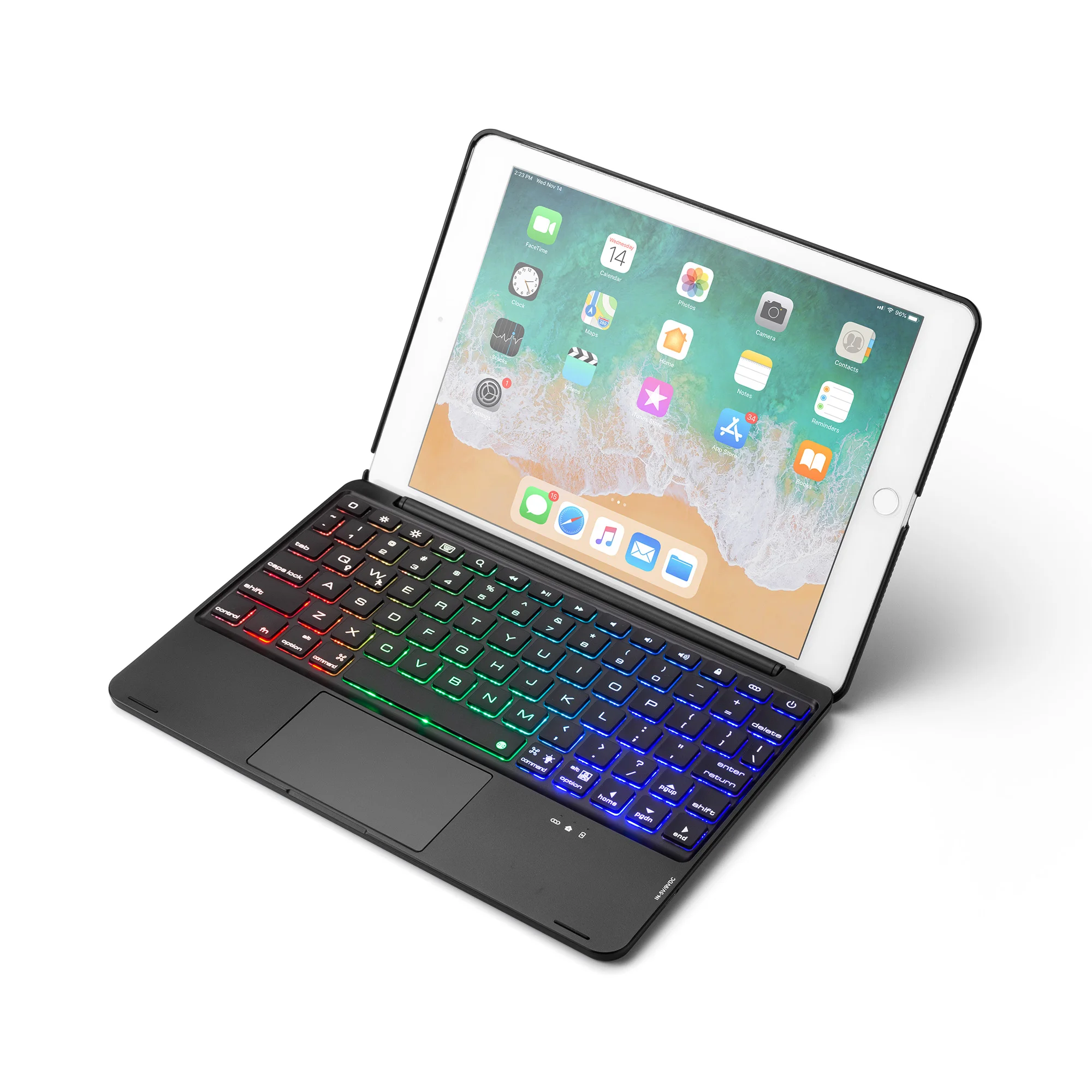 Портативный чехол-подсветка с тачпадом для ipad 9,7 дюйма