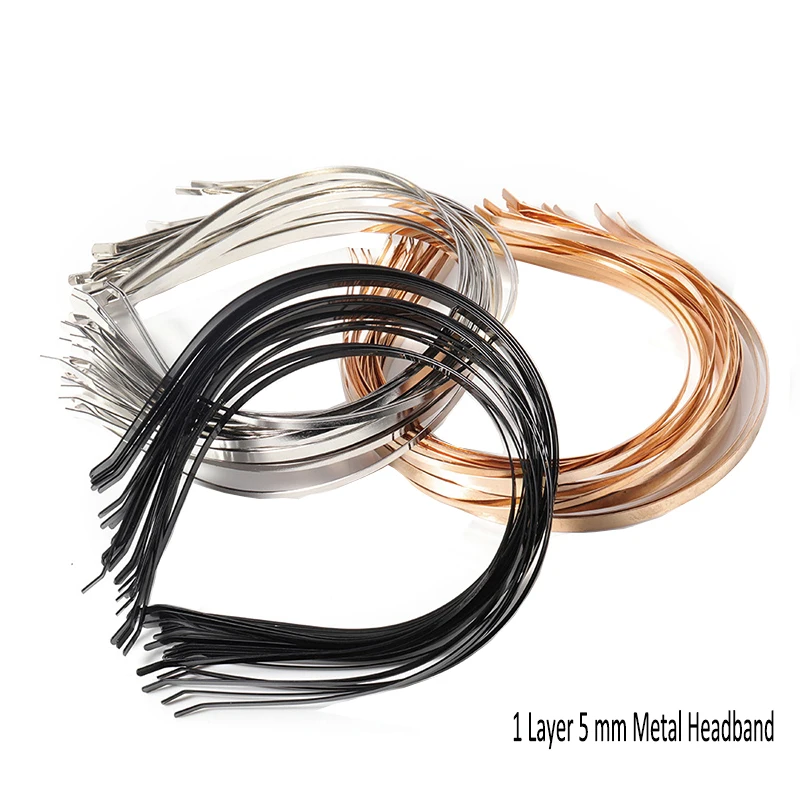 Double Treble Angel Halo Crown Metal Headband for Headdress Millinery Supplies