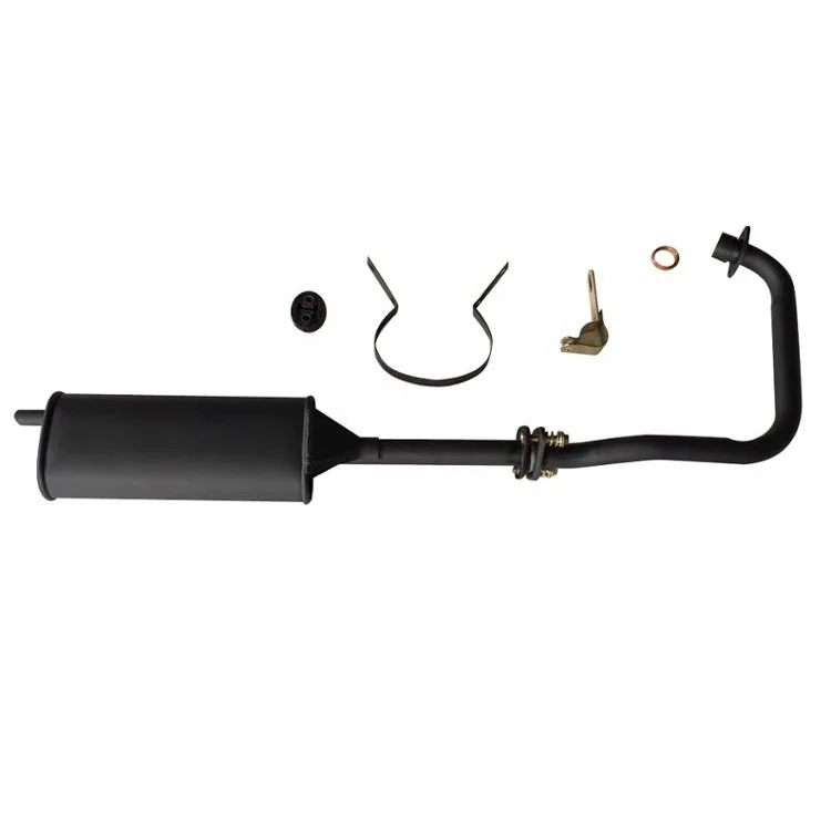 High quality motorcycle spare parts cargo tricycle rickshaw exhaust silencer muffler parts Muffler forward bend
