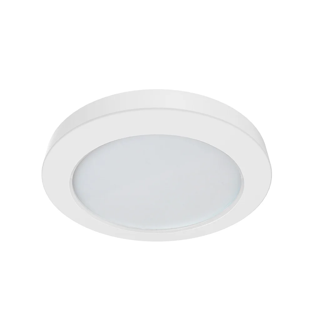7Inch 3CCT LED Panel Light Round Ceiling Mounted ultra-thin Fixtures For Commercial Lighting