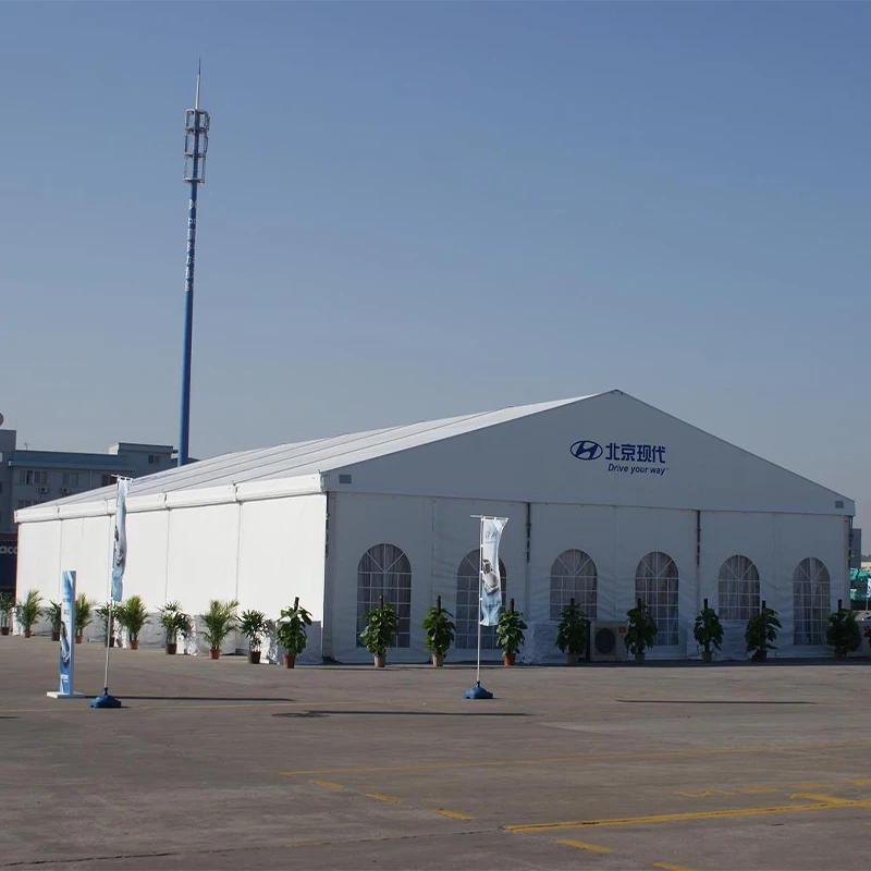 Factory Direct Luxury Clear Span Aluminum Frame Marquee Tent PVC Transparent Event Wedding Party Tent