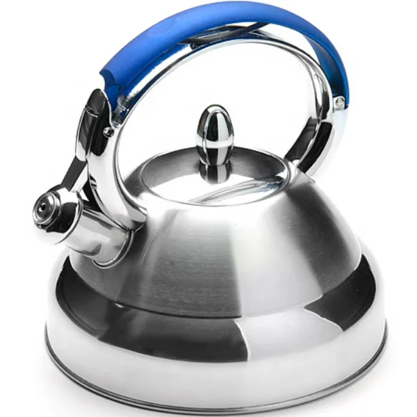 2.5L Auto Handle Stainless Steel Whistling Tea Kettle Water Kettle Amazon Hot Selling Tea Pot For Stove Top