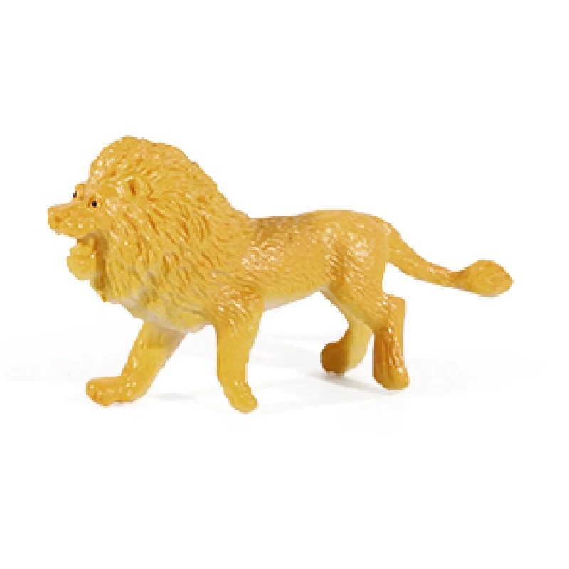 5CM Rubber PVC Desert Animals Series 3D Simulated Orange Color Mini Plastic Camel Toy For Boys & Girls