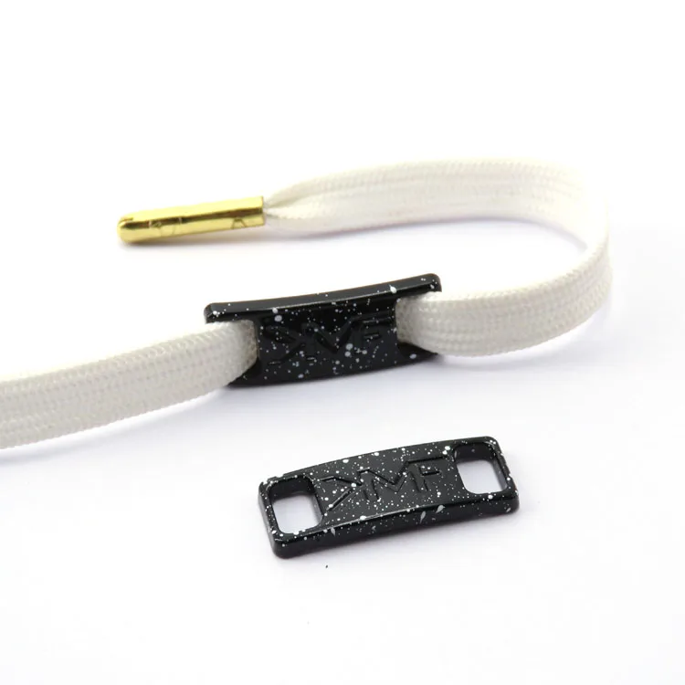 High quality Accept color custom brand name engraved logo purse gold metal label tag for shoe