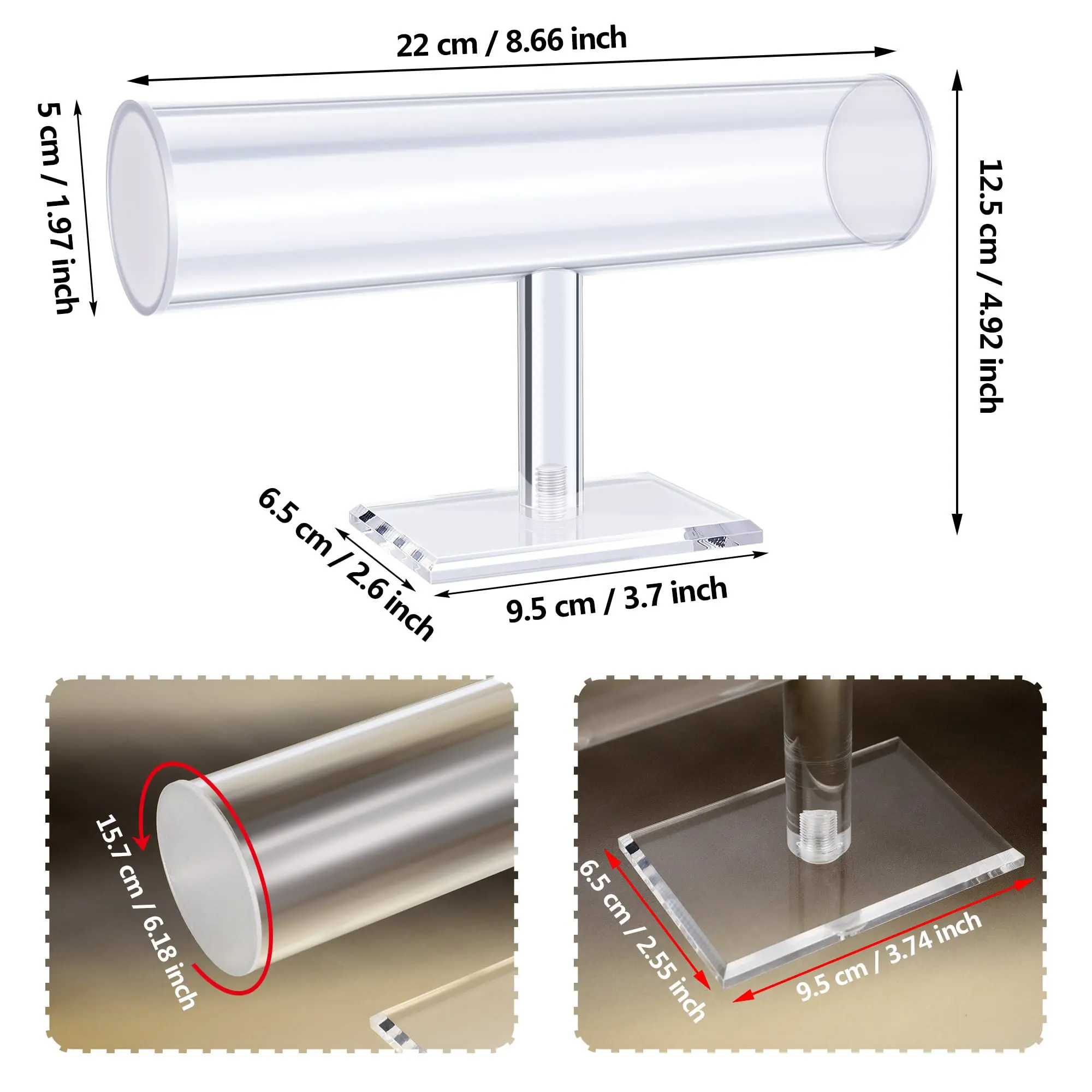 Акриловый держатель для браслетов