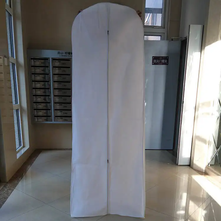 Эко-элегантный дышащий длинный нетканый чехол большого размера для свадебного платья