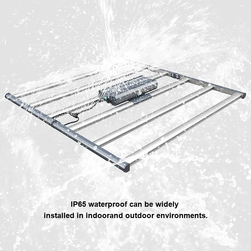 Romanso LED Grow Light High Power 1000 Watt 1200W 1500W IP65 Waterproof Foldable Dimmable Full Spectrum LED Plants Grow Lamp