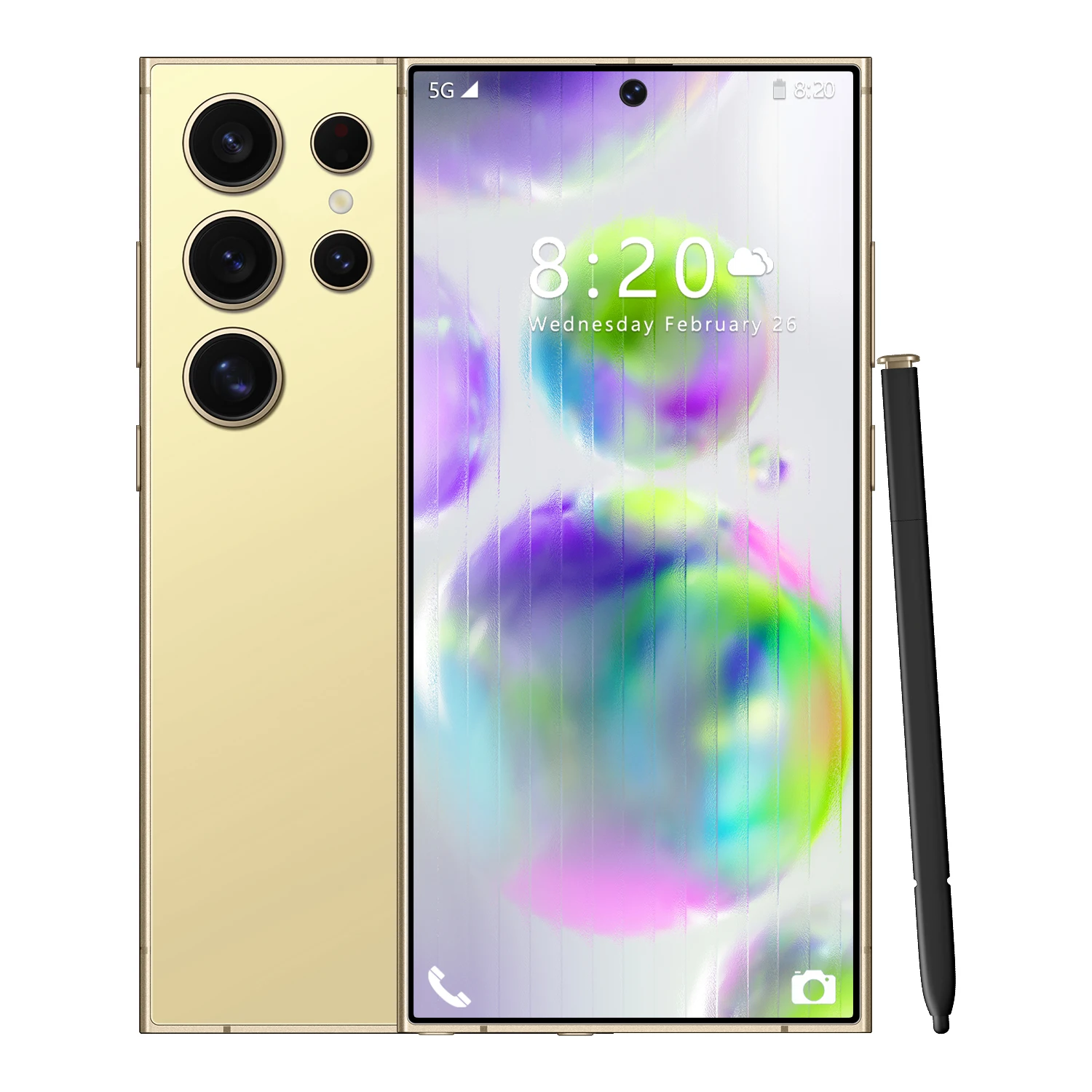 Samsun S24 ULTRA 48MP+100MP Full Display 8GB+256GB Android Cell Phone Face Unlock 65W 5g smartphone Original Selling Mobil Phone