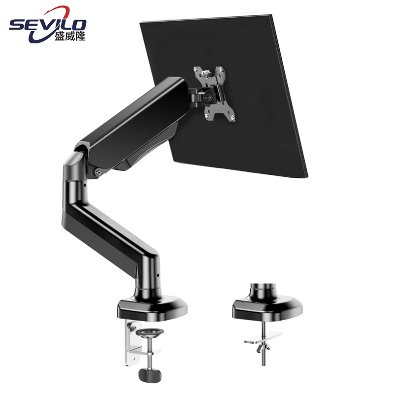 Ergonomics Height Adjustable Aluminum Arm Stand and Lcd Monitor Arms Mount for LCD