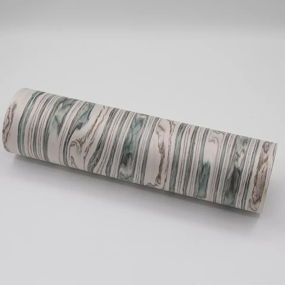 Greenland New Design Engineered wood veneer Green Colorful Furniture veneer