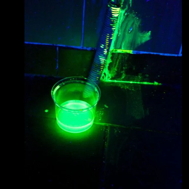 UV Light React Fluorescent Green Dye for