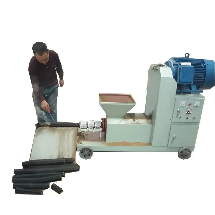 350 kg per hour capacity wood log biomass sawdust briquette making machine