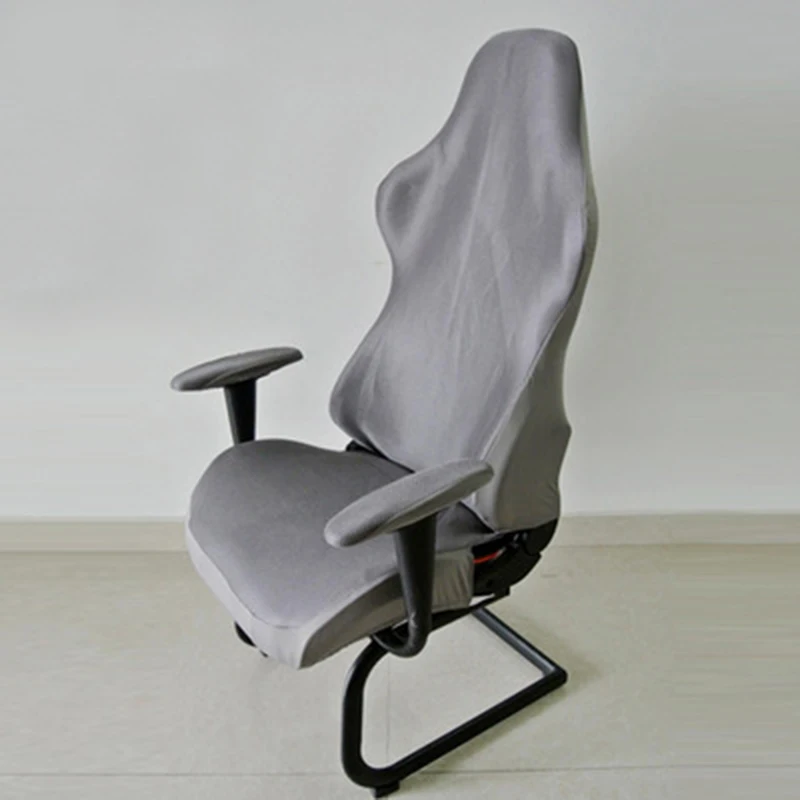 Computer Desk Chair Slipcovers Spandex Jacquard Stretch Gaming Chair Cover.jpg
