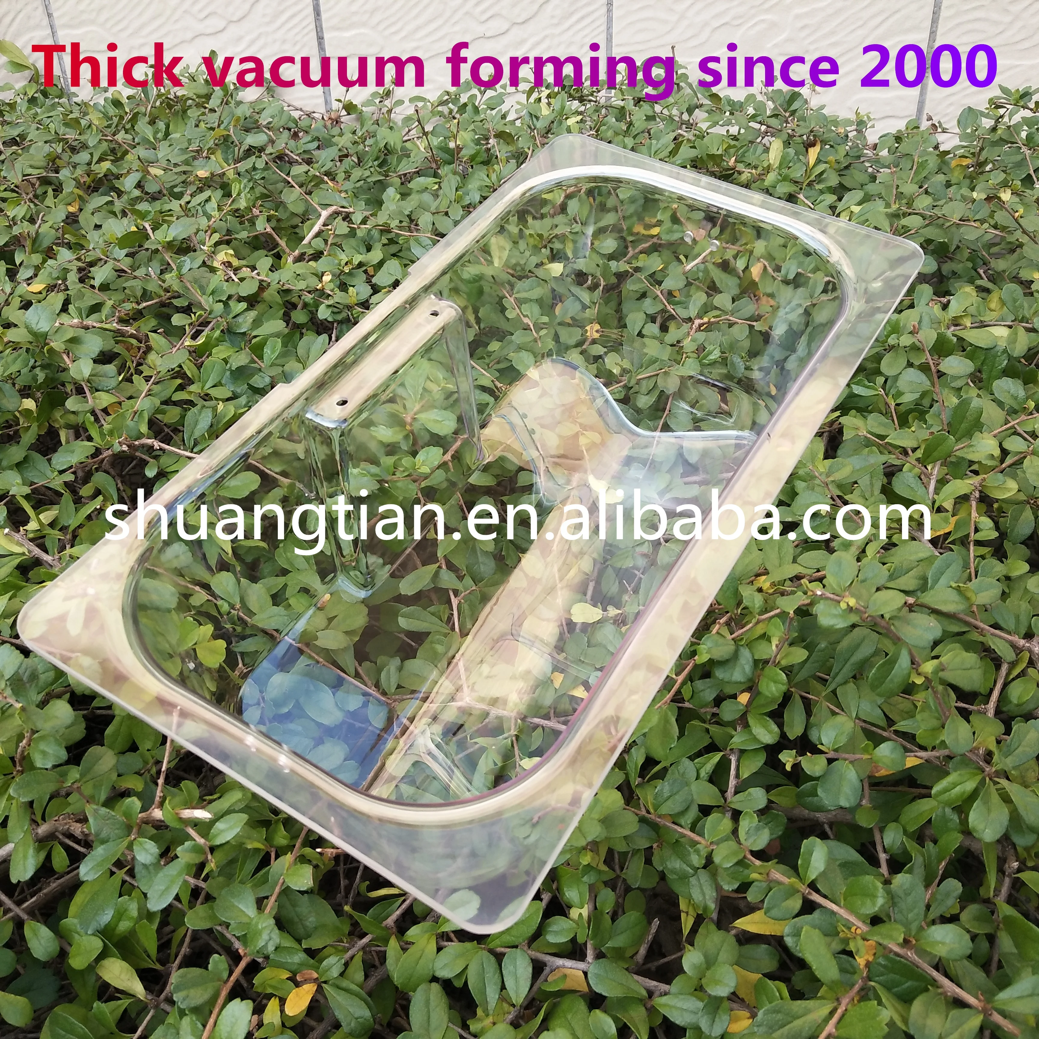 Custom 5mm Thick Clear PC Polycarbonate Vacuum Forming Thermoforming Cover Part For Scientific Instrument