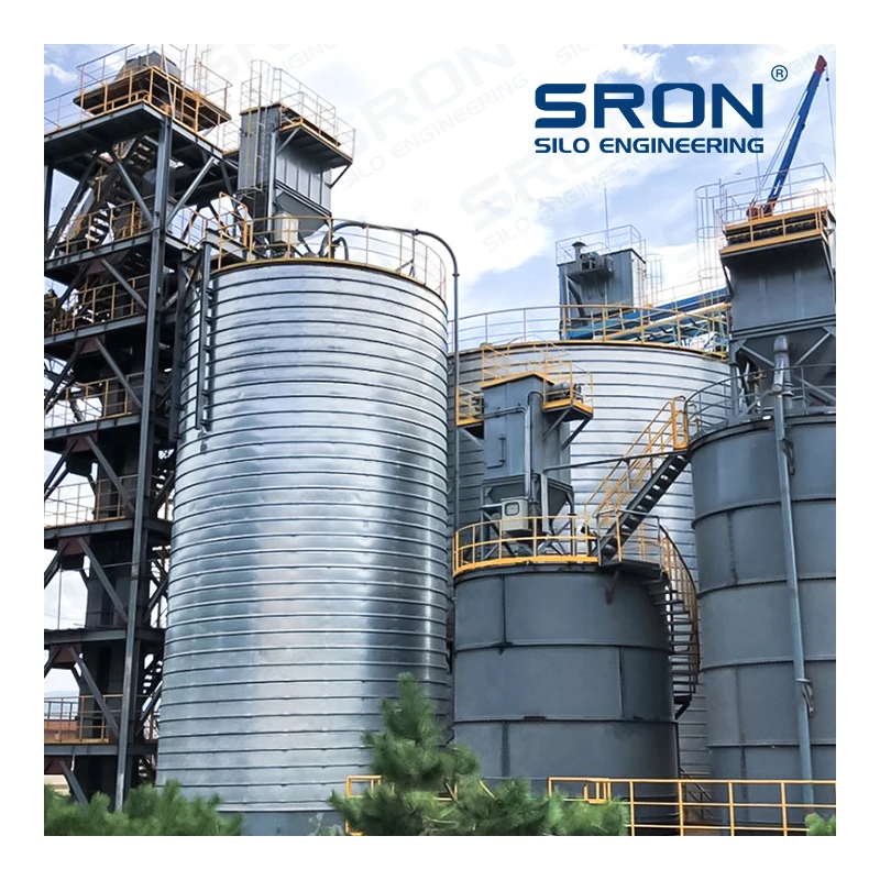 5000 Ton Cement Silo System With Bucket Elevator, Air Slider, Dust Collecting, Homogenization, Truck Loading Etc.