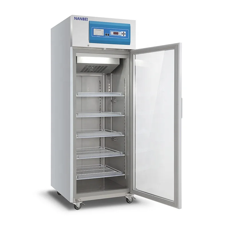 Upright type medical deep pharmacy refrigerator freezer