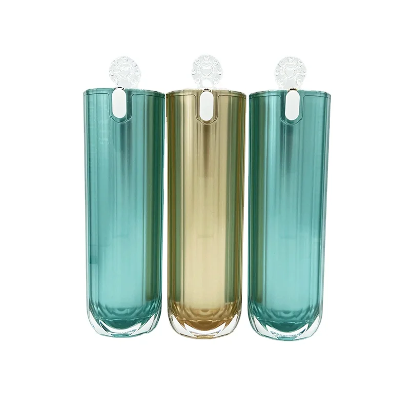 Hot sales shantou manufacturer empty body eye sunscreen cream bottles cosmetic plastic pump airless face jar packaging