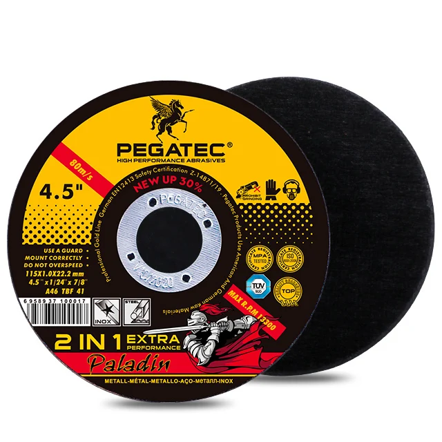 PEGATEC 4 5 '115x1x22 мм экономичный Corte Disco De 2 в
