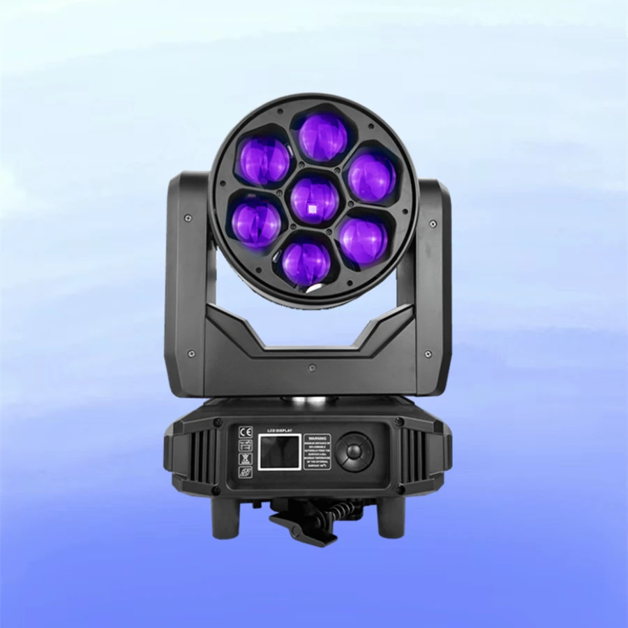 7*40w bee zoom dmx lights mini 7x40w moving head bee eye with zoom dj show stage lighting