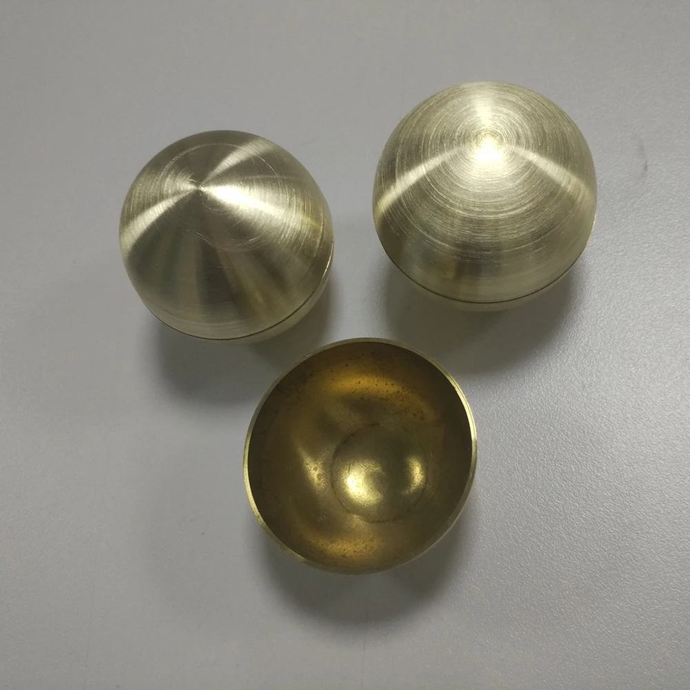 Wholesale 4 inch 5 inch 6 inch brass Half Ball Sphere Or Hemisphere Hollow