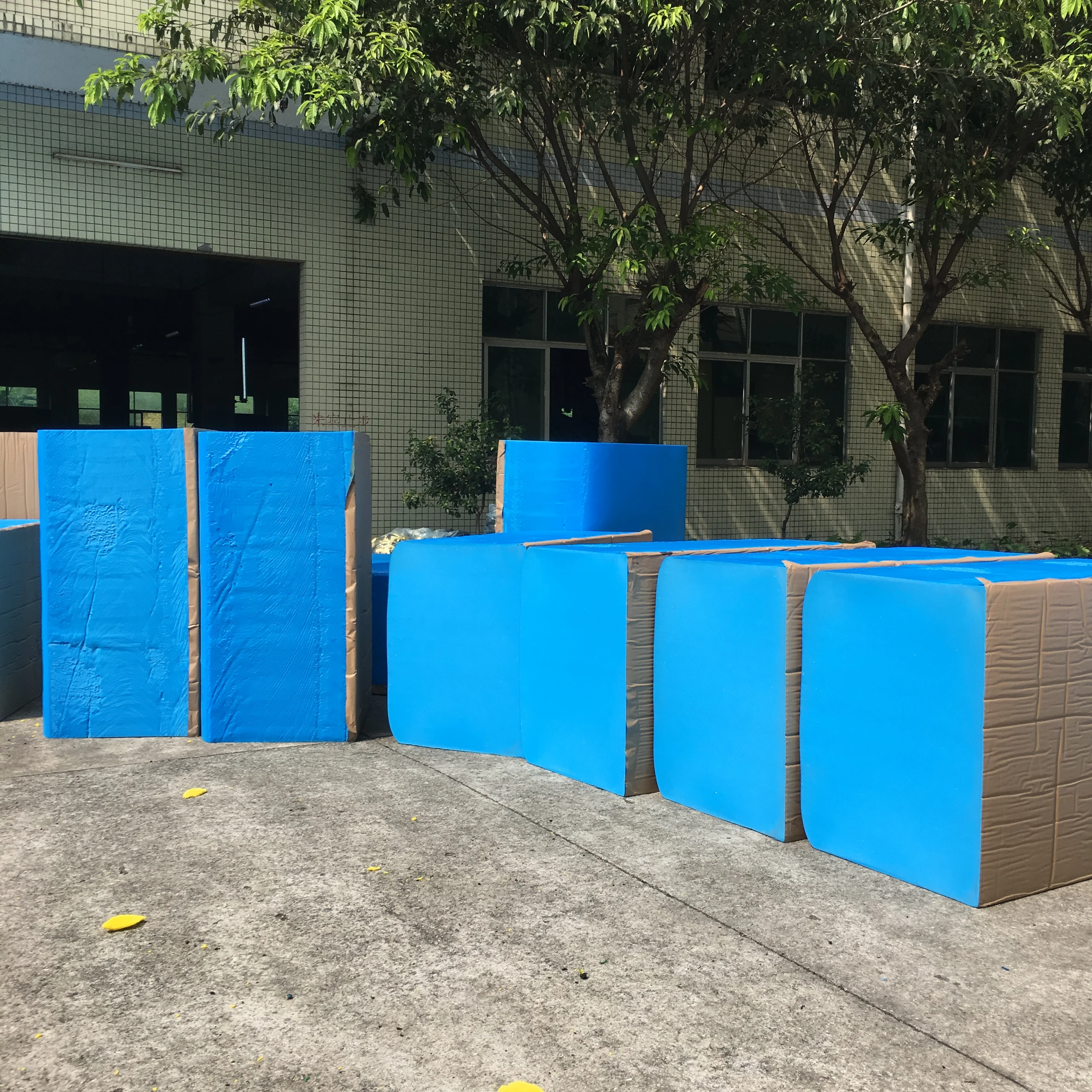 Compressed Large Polyurethane PU foam block 25ppi