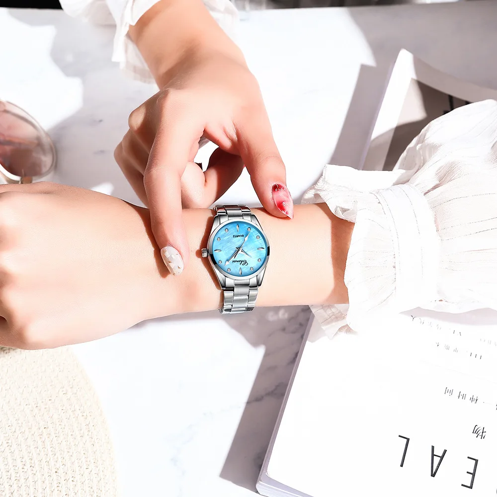 CHENXI 006T 2022 Women Colorful Dial Girl Wrist Watches Female Quartz Watches New Fashion Ladies Rhinestone Watches