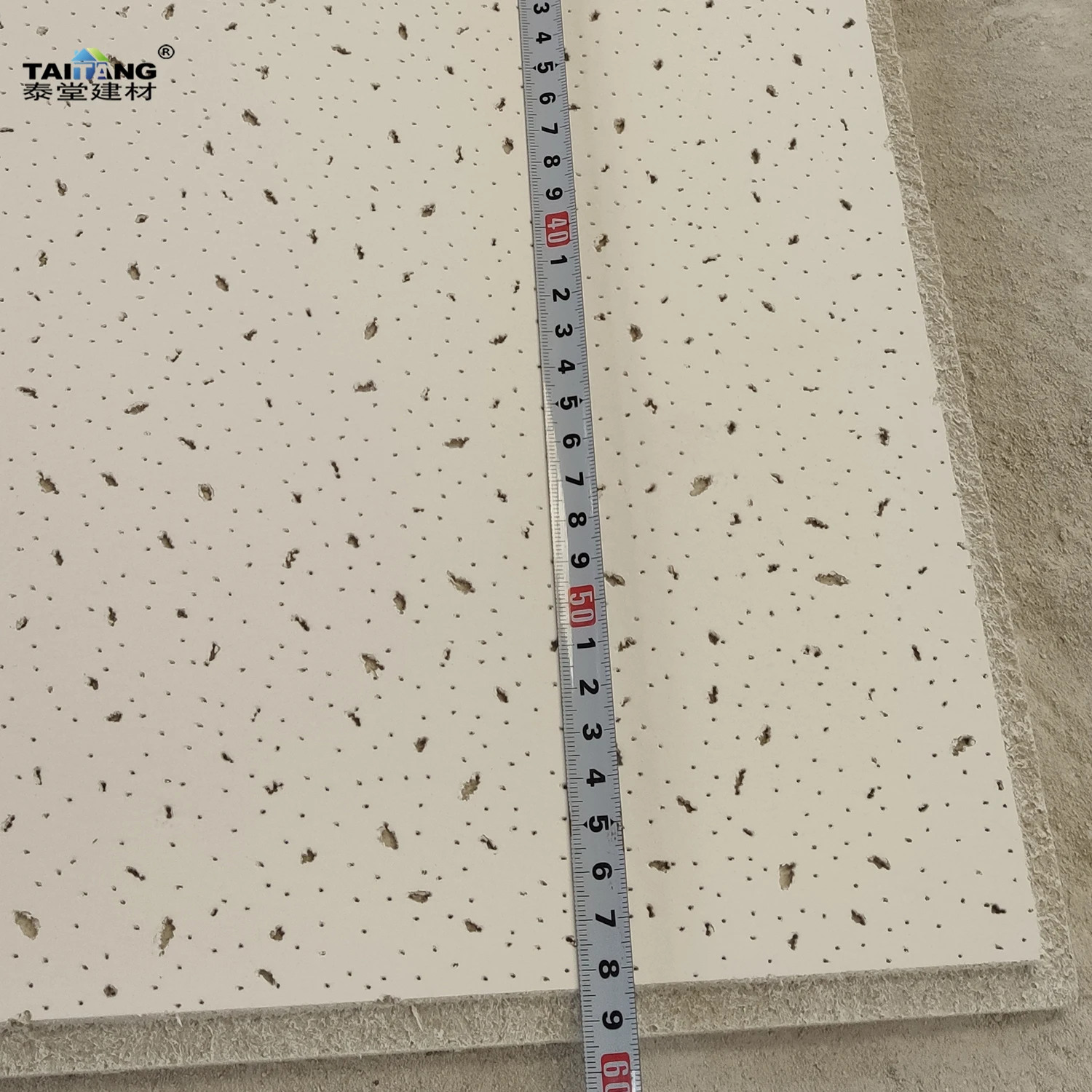 Dropped False Ceiling House Mineral Wool Fiber Black Acoustic Ceiling Tile Suspended Ceiling Fiberboard