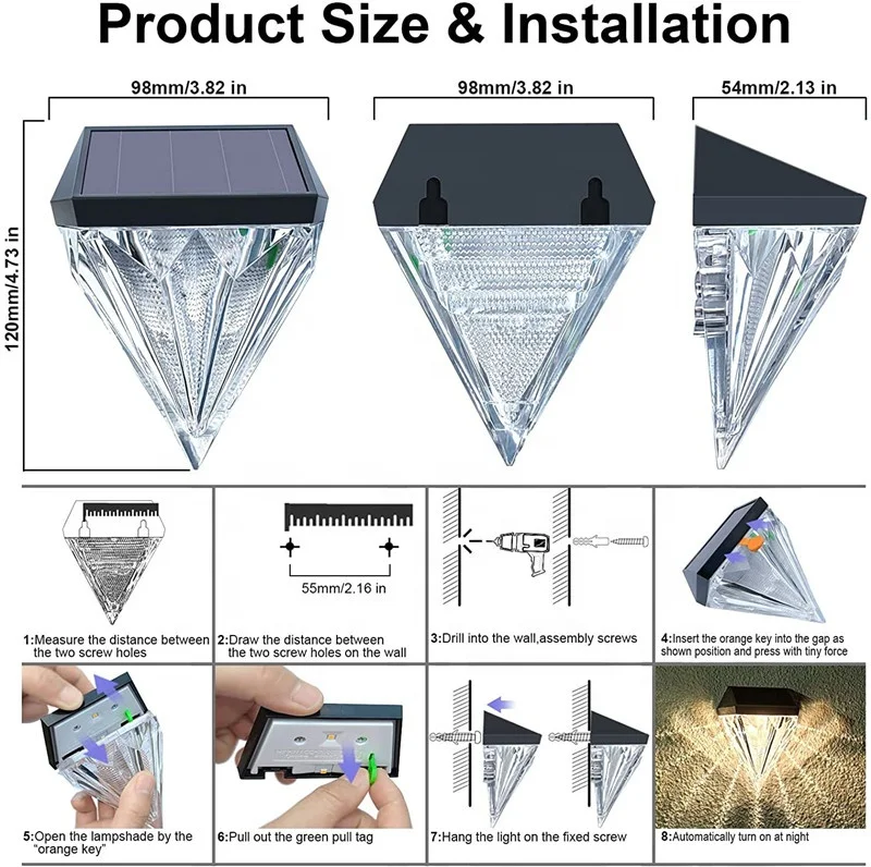 solar lantern water proof motion sensor solar street light garden ornaments solar flower lights outdoor focos led solar