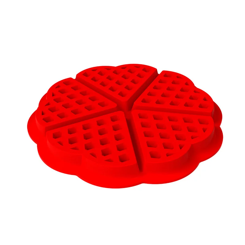 Waffle silicone square heart waffle muffin plaid cake mold Waffle cookie Making silicone mold
