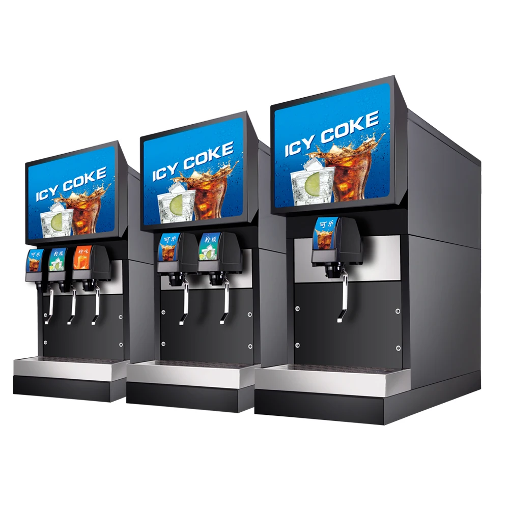 New Design 4 Valve Beverage Vending Machine With Qr Code Function Cola Beverage Machine