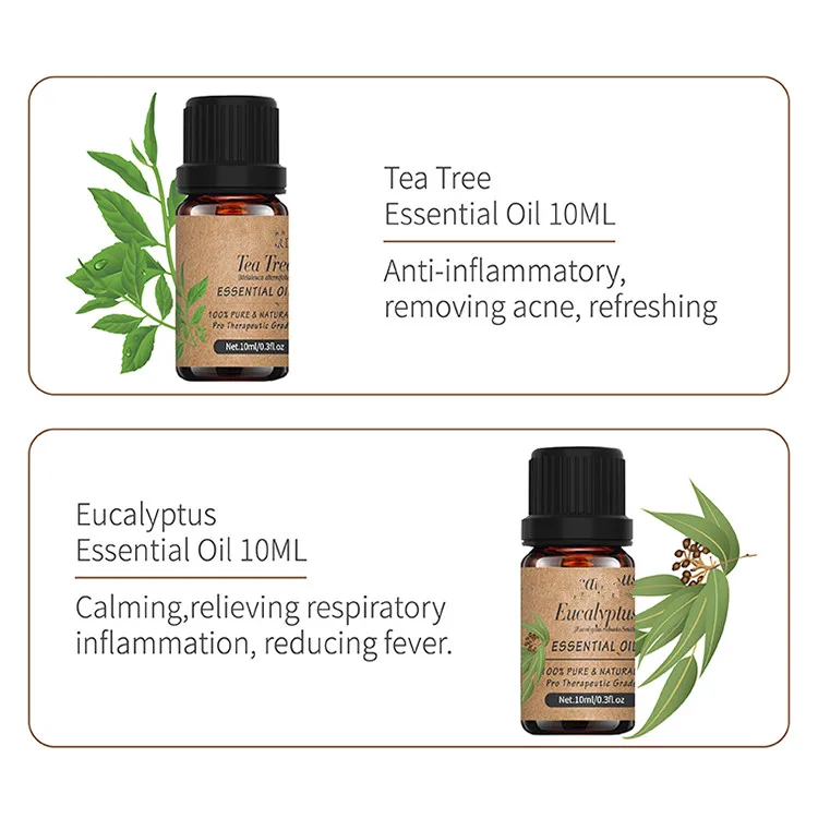 Wholesale manufacturers 6 pack lavender aromatherapy organic pure essential oil