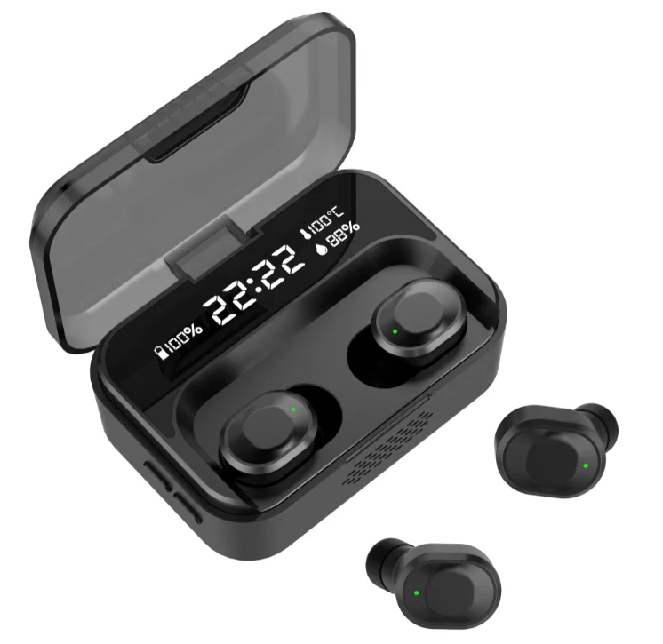 Earphones Touch Control TWS Original Sport Waterproof  Bluetooth Headset 2800mAh Earbuds With Charging Case