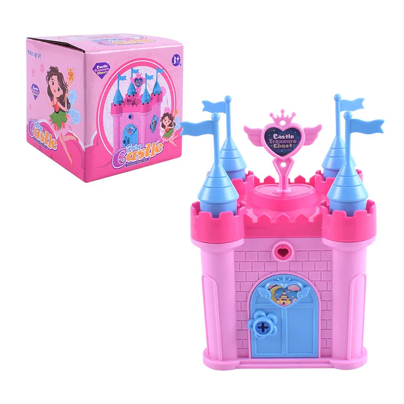Castle Toy Mini Multi Castle House Treasure Hunt with Accessory Inside Hot Sell Plastic Castle Discovery Rreasure Toys For Kid