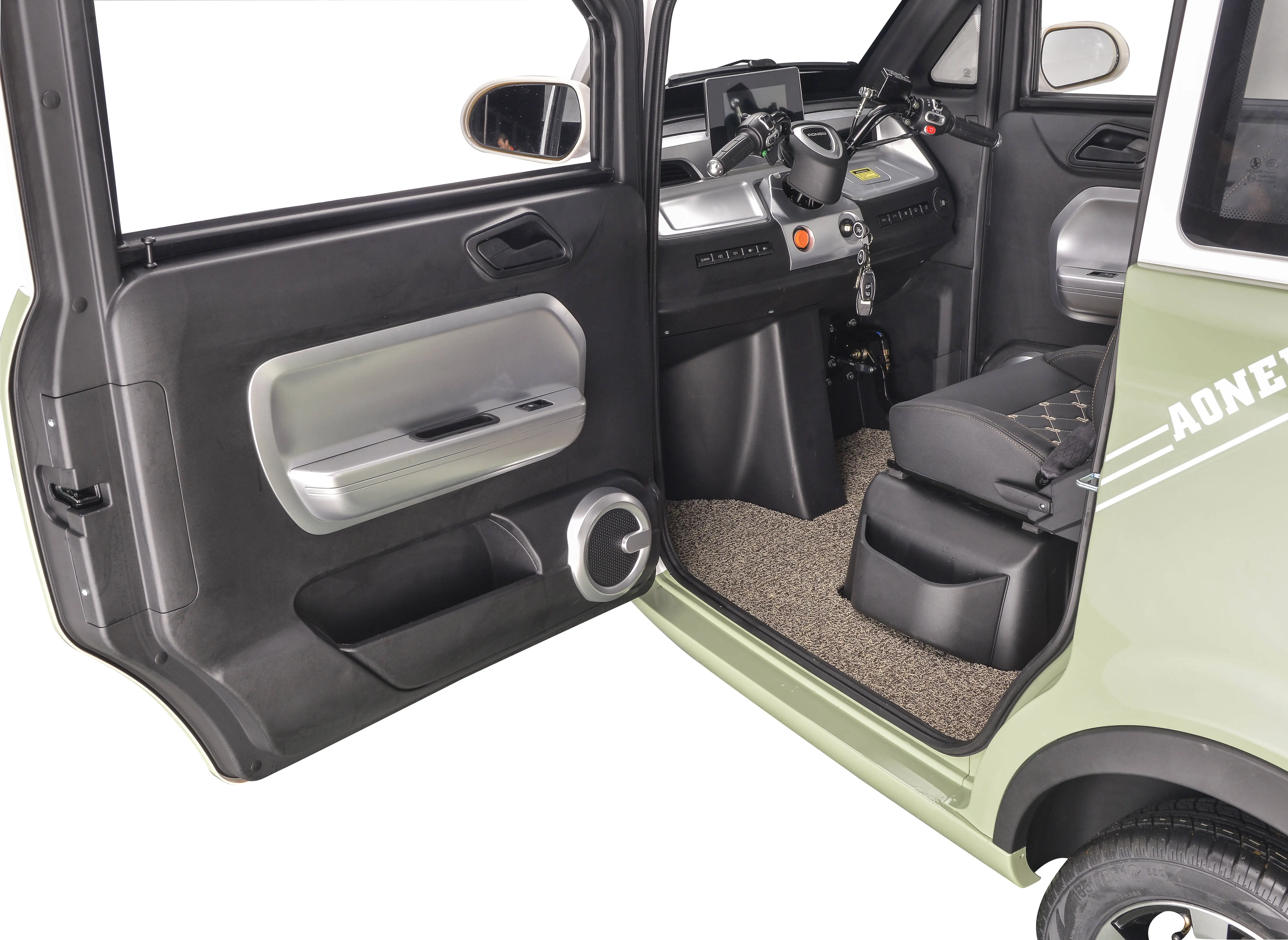 Hot 3-Wheel 1000W Electric Motorcycle 2-Seater Mini Car for Adults Closed Body Type for Cargo and Passenger Use