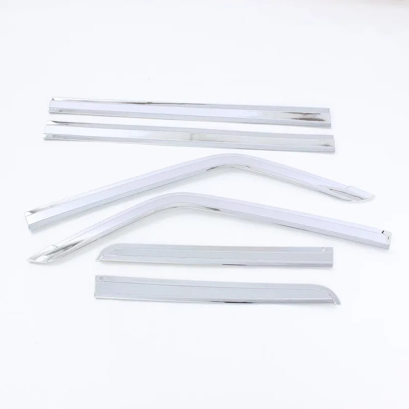 Hot selling ABS rain or shine for outdoor use window visor side deflectors Cover Trims For MITSUBISHI PAJERO V97 V93 V87 2006
