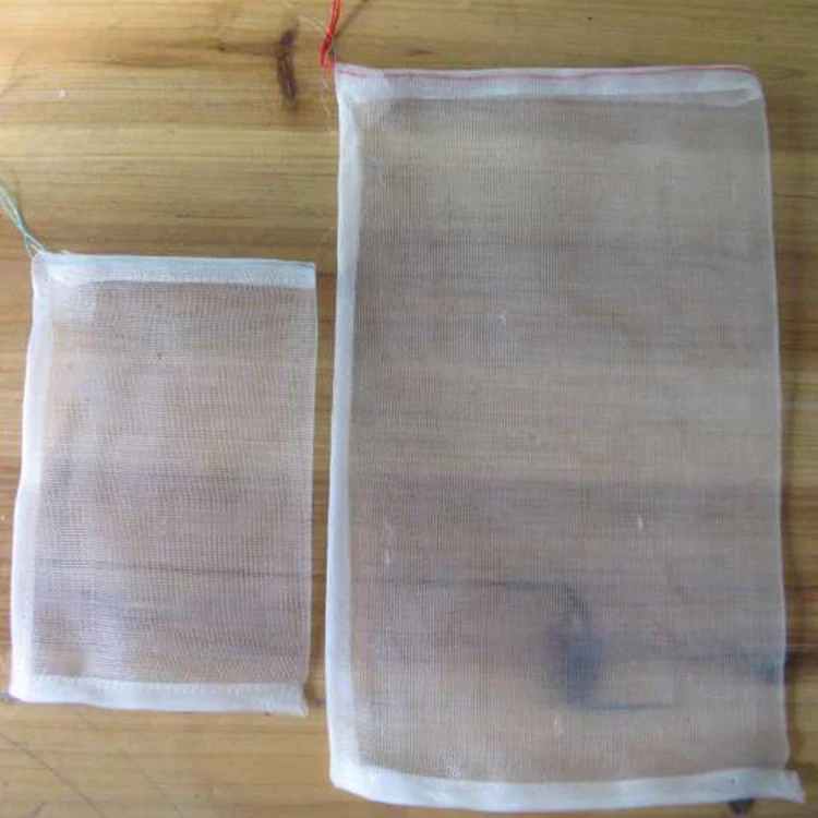 
120 micron nylon micron mesh filter bag for nut milk and beverage filtration 