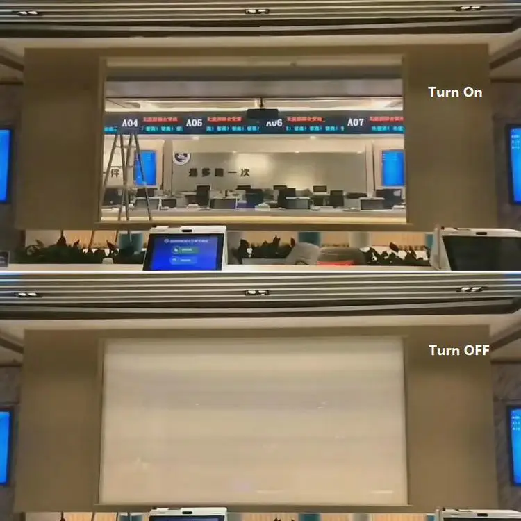 
Hospital Self Adhesive Tinted Smart Film Switchable PDLC Smart Glass Film 