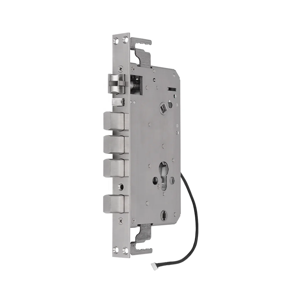 customized door lock body electronic lock body SUS 304 square spring latch bolt safe mortise lock body