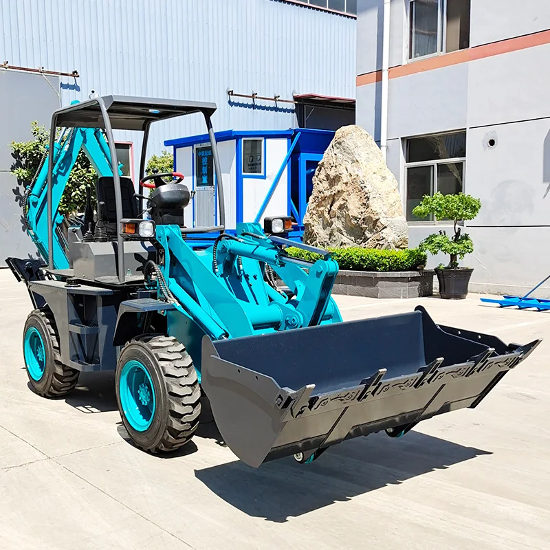 HUAYA new small HY30 diesel hydraulic articulated 2600 kg excavator mini backhoe loader with attaments/EPA