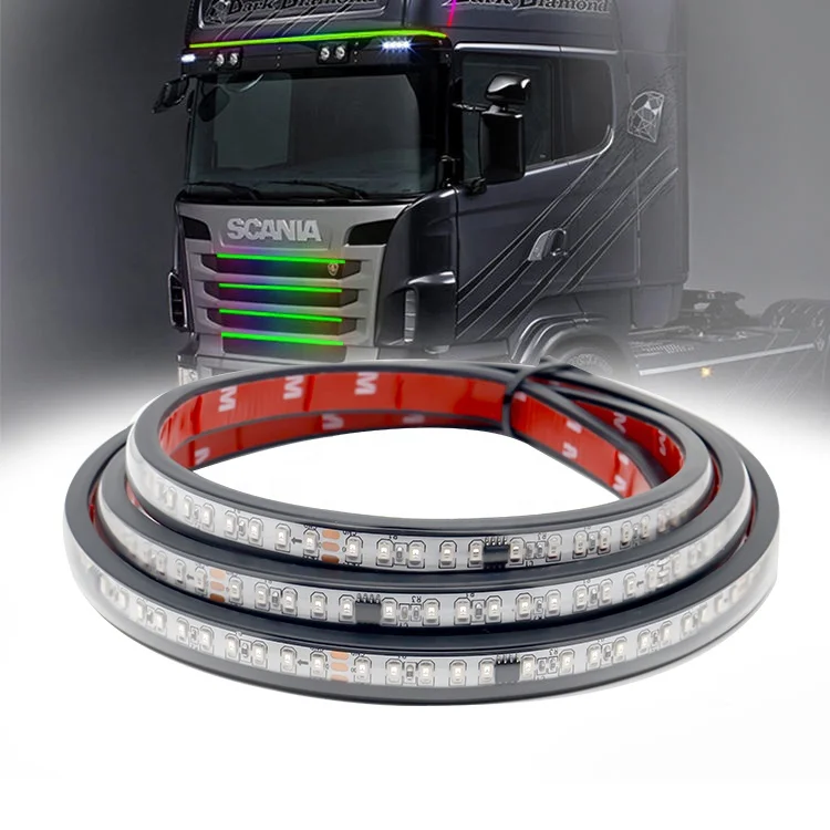 single color Pickup Truck arrow Led strip Car Dynamic Streamer turn signal Rear Trunk tail Light Bar Reverse Brake warning lamp