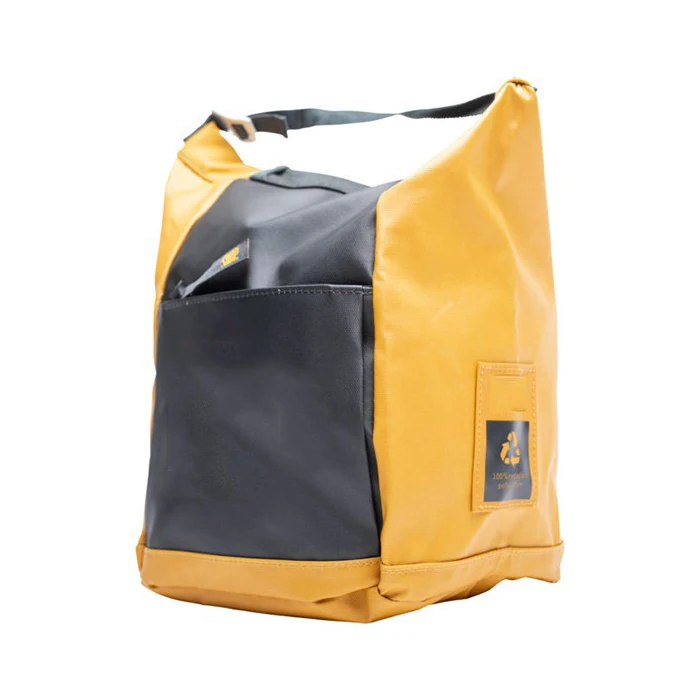 High Quality 900D Recycled Polyester Dustproof Rock Custom Climbing Chalk Bag Gym Bouldering Pot Bag