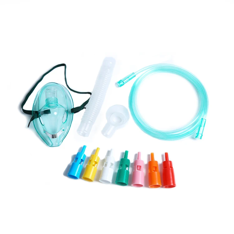 
Adjustable Types Surgical Adult Venturi Oxygen Mask With 6 Diluters 