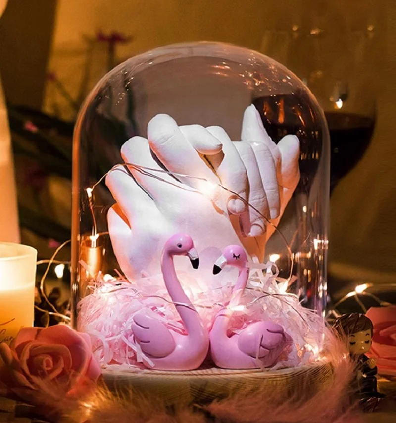 Diy 3d hand casting kit family alginate molding powder Alginate Molding Powder 3d Casting Kit