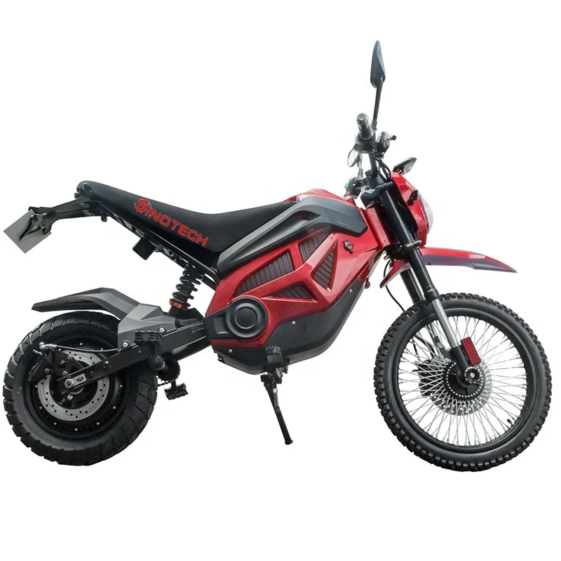 Wuxi sinotech popular 72V2000W electric motorcycle off road for adult